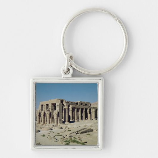 Osiride figuren Ramesses II die de muren flankeren Sleutelhanger (Voorkant)