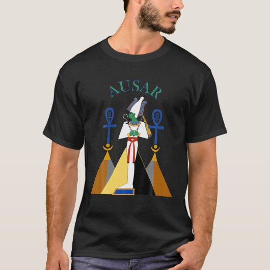 Osiris Ausar Kemet Kemetic T Shirt (Voorkant)