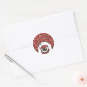 Osiris Brains Icon Ronde Sticker (Envelop)