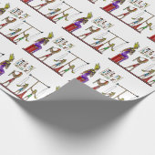 Osiris Egyptisch Folk Double Graphic Cadeaupapier (Hoek)