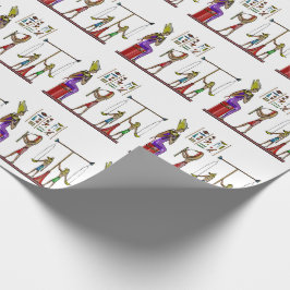 Osiris Egyptisch Folk Double Graphic Cadeaupapier