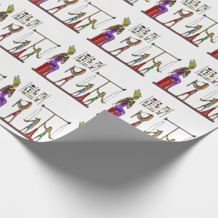 Osiris Egyptisch Folk Double Graphic Cadeaupapier