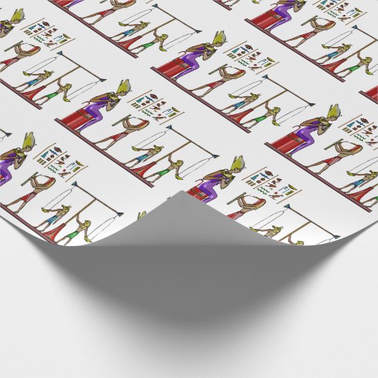 Osiris Egyptisch Folk Double Graphic Cadeaupapier (Hoek)