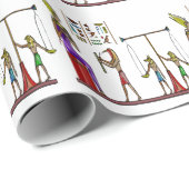Osiris Egyptisch Folk Double Graphic Cadeaupapier (Rol Hoek)