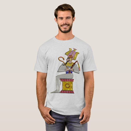 Osiris Egyptisch Folk Double Graphic T-shirt (Voorkant volledig)