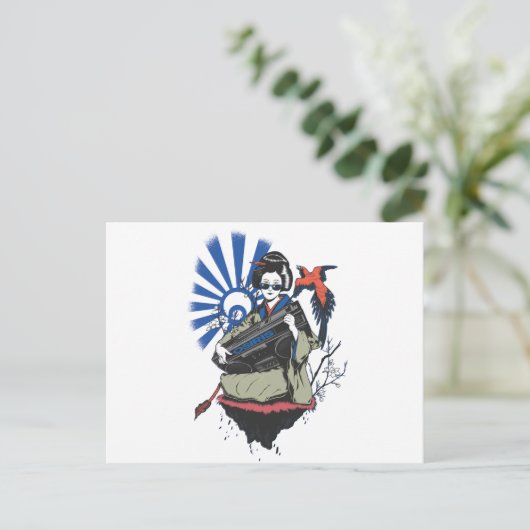 Osiris Geisha Briefkaart (Staand voorkant)