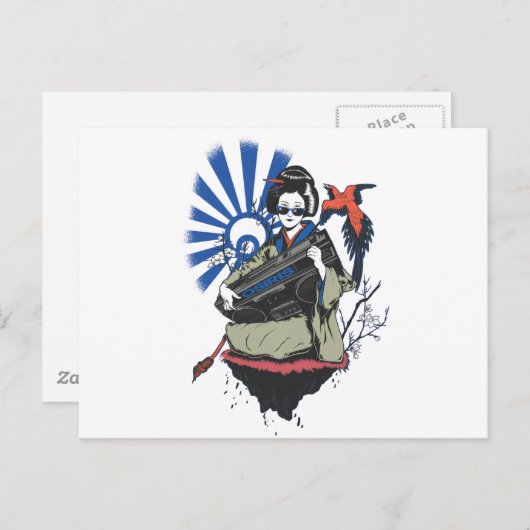 Osiris Geisha Briefkaart (Voorkant / Achterkant)