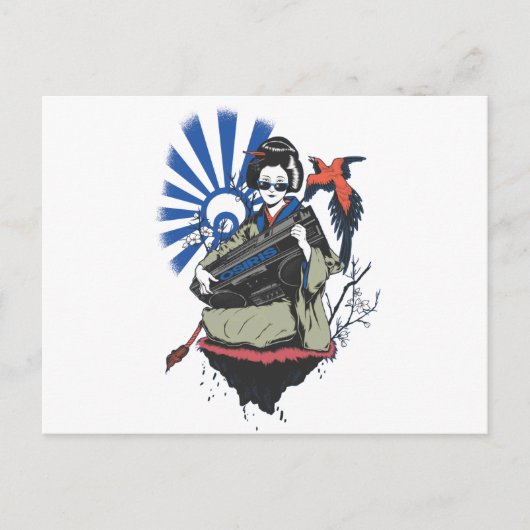 Osiris Geisha Briefkaart (Voorkant)