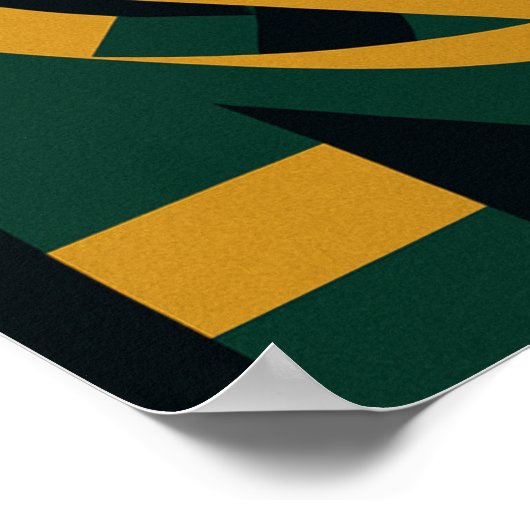 Osiris Goddelijk Egyptisch Poster (Hoek)