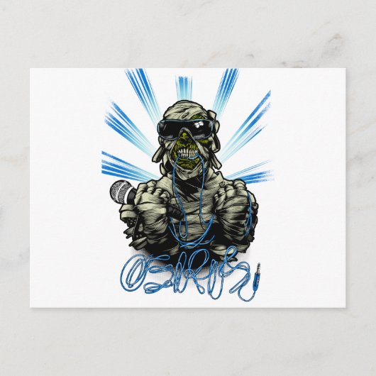 Osiris Mummy Briefkaart (Voorkant)