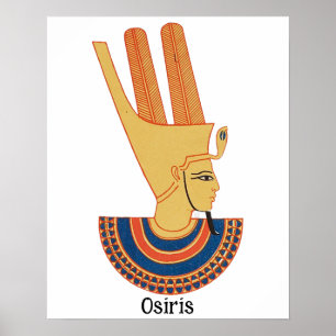 Osiris Oude Egyptische god Poster