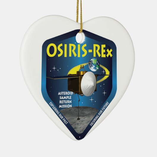 OSIRIS REx Mission Logo Keramisch Ornament (Rechts)