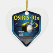 OSIRIS REx Mission Logo Keramisch Ornament (Voorkant)
