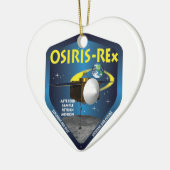 OSIRIS REx Mission Logo Keramisch Ornament (Links)