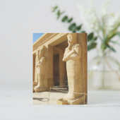 Osirische beelden van Hatshepsut - vrouw farao Briefkaart (Staand voorkant)