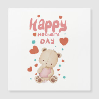 Osita bebé te desea feliz día de la madre