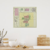 Oskaloosa, Lea Walk en Bonanza, Kansas Poster (Keuken)