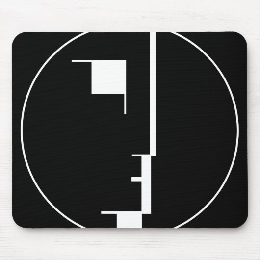 Oskar Schlemmer Bauhaus Logo Muismat (Voorkant)