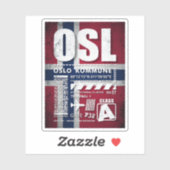 OSL Oslo Airport Sticker (Vel)