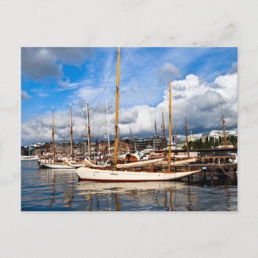 Oslo Boats in de jachthaven Briefkaart (Voorkant)