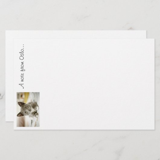 Oslo Briefpapier (Voorkant / Achterkant)