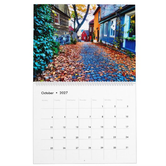 Oslo Calendar Kalender (Okt 2027)