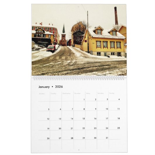 Oslo Calendar Kalender (Jan 2026)