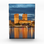 Oslo City Hall Noorwegen Fotoblokken (Voorkant)