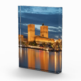 Oslo City Hall Noorwegen Fotoblokken