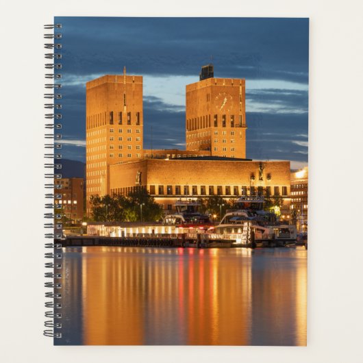 Oslo City Hall Noorwegen Planner (Voorkant)