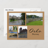 Oslo Collage 1 Briefkaart (Voorkant / Achterkant)