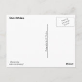 Oslo Collage 1 Briefkaart (Achterkant)