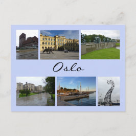 Oslo Collage 2 Briefkaart