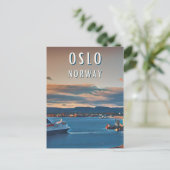 Oslo, de stad van de Scandinavische cultuur Briefkaart (Staand voorkant)