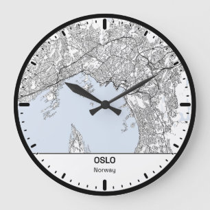 Oslo Klok Stad Lijn Kunst