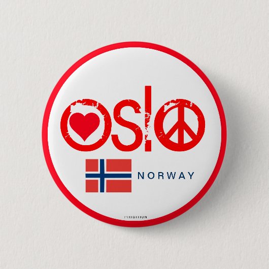 Oslo Love Peace Button 3 (Voorkant)