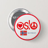 Oslo Love Peace Button 3 (Voorkant /achterkant)