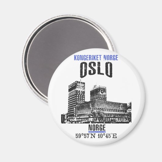 Oslo Magneet (Voorkant / Achterkant)