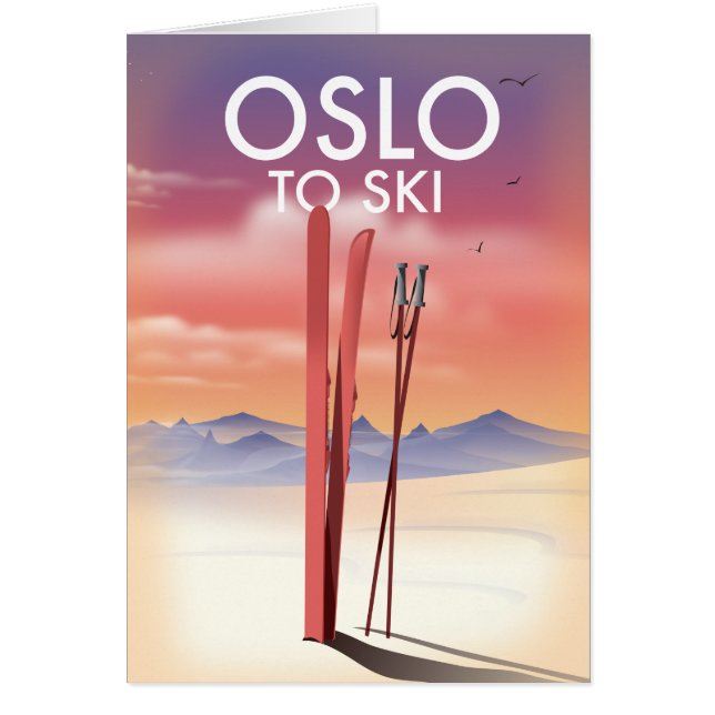 Oslo naar skiën (Voorkant)