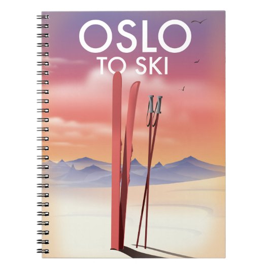 Oslo naar skiën notitieboek (Voorkant)