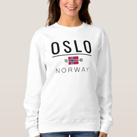Oslo Noorwegen 1049 Sweatshirt (Voorkant)