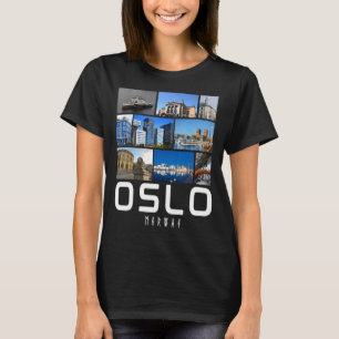 Oslo Noorwegen Bekende Sights Oslo T-shirt