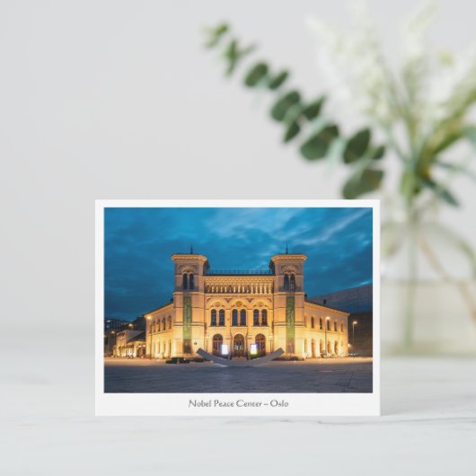Oslo Noorwegen Briefkaart (Staand voorkant)