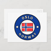 Oslo Noorwegen Briefkaart (Voorkant / Achterkant)