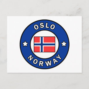 Oslo Noorwegen Briefkaart