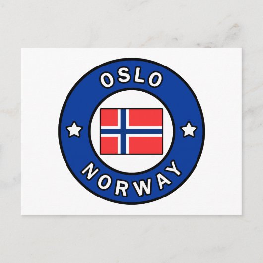 Oslo Noorwegen Briefkaart (Voorkant)