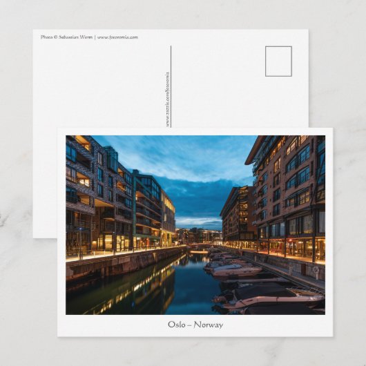 Oslo Noorwegen Briefkaart (Voorkant / Achterkant)