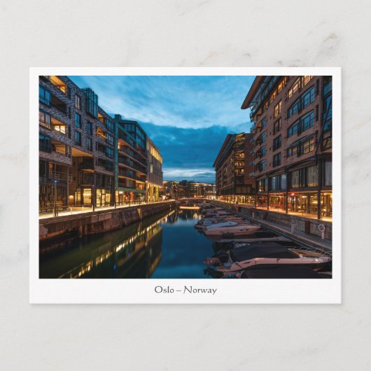 Oslo Noorwegen Briefkaart (Voorkant)