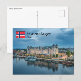 Oslo Noorwegen Briefkaart