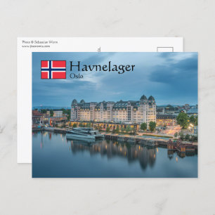 Oslo Noorwegen Briefkaart